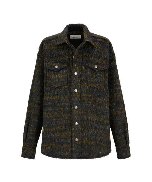 LECYTO（レシト）の「Hairy Wool Overshirt Jacket_[Khaki]（シャツ/ブラウス・メンズ・その他・FREE）」の2枚目の写真