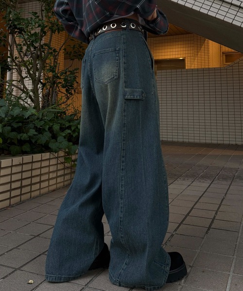 sedacle(セダクル)の「サイドタブヒッコリーデニム(デニムパンツ・メンズ・インディゴブルー/ブルー系その他・MEDIUM/LARGE/SMALL)」の7枚目の写真