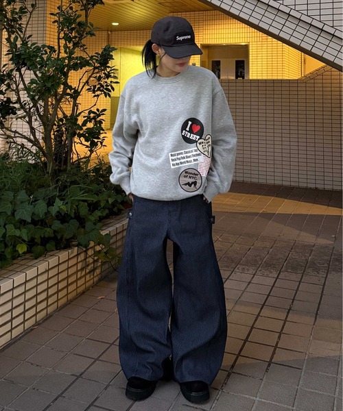 sedacle(セダクル)の「サイドタブヒッコリーデニム(デニムパンツ・メンズ・インディゴブルー/ブルー系その他・MEDIUM/LARGE/SMALL)」の4枚目の写真