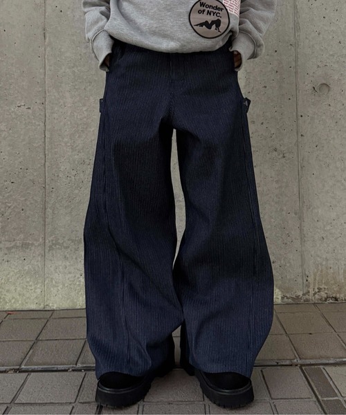 sedacle(セダクル)の「サイドタブヒッコリーデニム(デニムパンツ・メンズ・インディゴブルー/ブルー系その他・MEDIUM/LARGE/SMALL)」の14枚目の写真