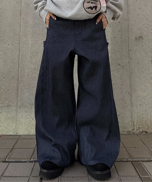 sedacle(セダクル)の「サイドタブヒッコリーデニム(デニムパンツ・メンズ・インディゴブルー/ブルー系その他・MEDIUM/LARGE/SMALL)」の21枚目の写真