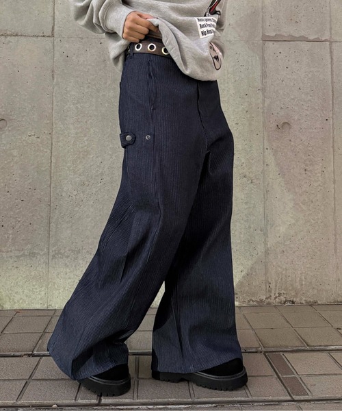 sedacle(セダクル)の「サイドタブヒッコリーデニム(デニムパンツ・メンズ・インディゴブルー/ブルー系その他・MEDIUM/LARGE/SMALL)」の20枚目の写真