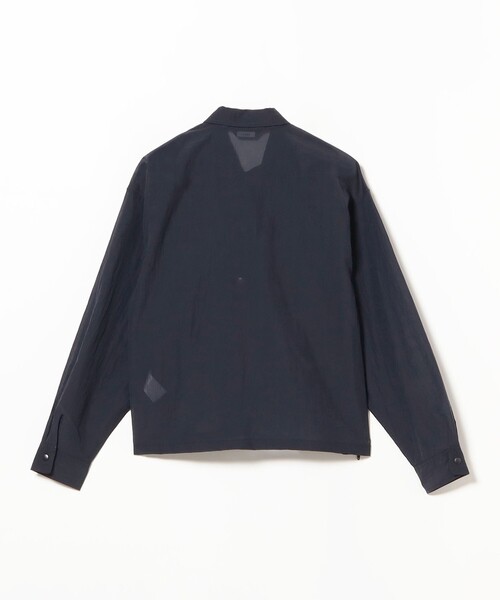 BEAMS(ビームス)の「ショートレングス シアー コーチシャツ【ワイドショートフィット】(シャツ/ブラウス・メンズ・グレー/ネイビー・S/M/L/XL)」の11枚目の写真