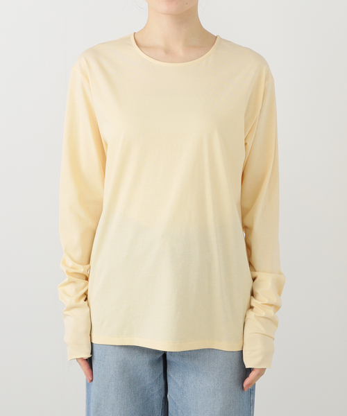 セール】LUXURY LONG SLEEVE TEE シャツ（Tシャツ/カットソー）｜Plage