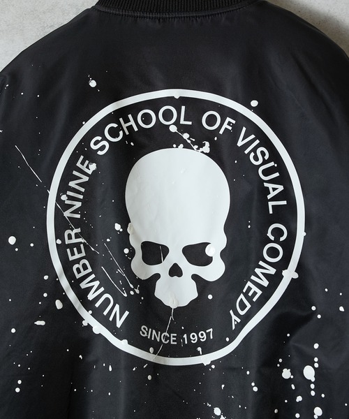 NUMBER (N)INE（ナンバーナイン）の「HAND PAINTED NYLON PRINTED STADIUM JACKET / ハンドペイント ナイロン プリント スタジャン（スタジャン・メンズ・ブラック系5/ブラック系6/ブラック系2/ブラック系4/ブラック系3/ブラック系1・3/2）」の18枚目の写真