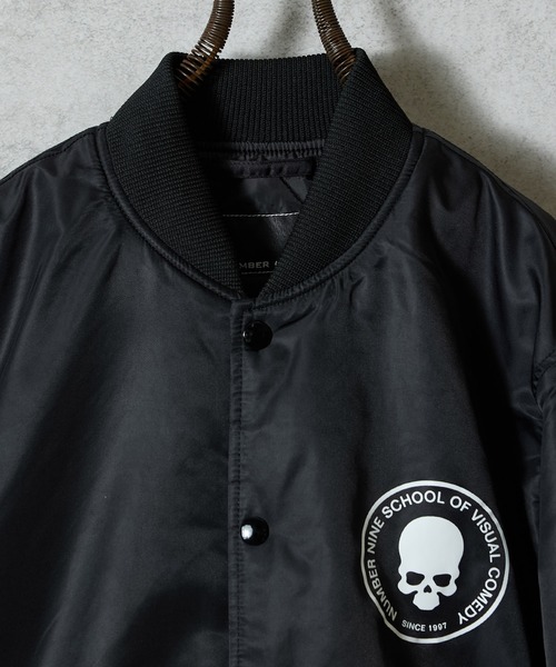 NUMBER (N)INE（ナンバーナイン）の「HAND PAINTED NYLON PRINTED STADIUM JACKET / ハンドペイント ナイロン プリント スタジャン（スタジャン・メンズ・ブラック系5/ブラック系6/ブラック系2/ブラック系4/ブラック系3/ブラック系1・3/2）」の19枚目の写真