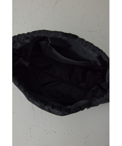 AZUL by moussy（アズールバイマウジー）の「アップリケナップサック（バックパック/リュック・メンズ・ブラック/ベージュ系その他・FREE）」の10枚目の写真