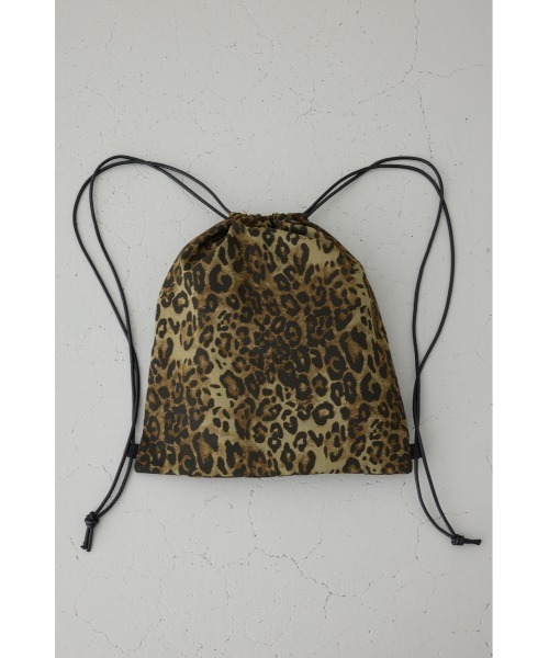 AZUL by moussy（アズールバイマウジー）の「アップリケナップサック（バックパック/リュック・メンズ・ブラック/ベージュ系その他・FREE）」の13枚目の写真