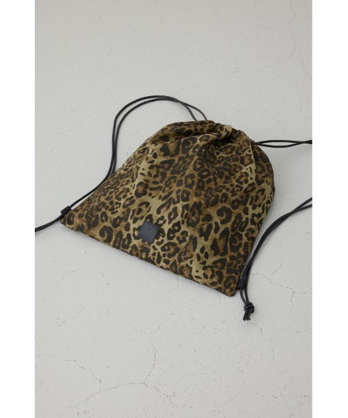 AZUL by moussy（アズールバイマウジー）の「アップリケナップサック（バックパック/リュック・メンズ・ブラック/ベージュ系その他・FREE）」の14枚目の写真