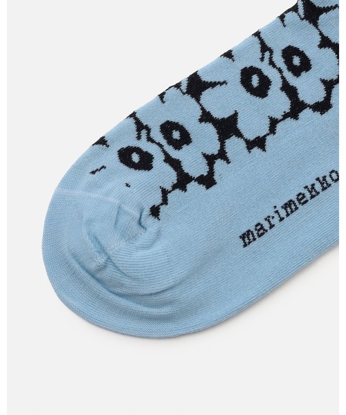 marimekko（マリメッコ）の「Linjaus Pikkuinen Unikko /  Socks（ソックス/靴下・レディース・ホワイト/ライトブルー/レッド・37/40/34）」の5枚目の写真