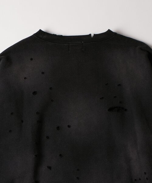 WHO'S WHO gallery（フーズフーギャラリー）の「【FromVintage】ダメージスウェット（スウェット・メンズ・ライトグレー/レッド/ブラック・FREE）」の19枚目の写真