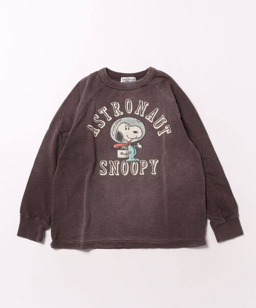 DENIM DUNGAREE（デニムダンガリー）の「Vintage Cotton Jersey SNOOPY ASTRONAUT Tee（Tシャツ/カットソー・キッズ・ブラック・145）」の2枚目の写真