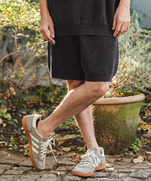 CAMBIO(カンビオ)の「mp14465- Waffle Pigment Knit Shorts ワッフルピグメントニットショートパンツ(CMP-261-003)(その他パンツ・メンズ・ネイビー/グレー/ブラック・L/M/S)」の5枚目の写真