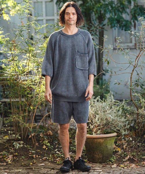CAMBIO(カンビオ)の「mp14465- Waffle Pigment Knit Shorts ワッフルピグメントニットショートパンツ(CMP-261-003)(その他パンツ・メンズ・ネイビー/グレー/ブラック・L/M/S)」の14枚目の写真