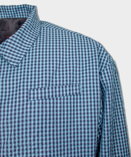 ANYTIME LOREAK(エニタイムロレーク)の「ELLA CHECK BLOUSON-BLUE(ブルゾン・レディース・その他・MEDIUM/LARGE)」の2枚目の写真