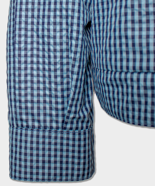 ANYTIME LOREAK(エニタイムロレーク)の「ELLA CHECK BLOUSON-BLUE(ブルゾン・レディース・その他・MEDIUM/LARGE)」の3枚目の写真
