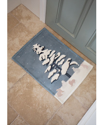 LICO HOUSE（リコハウス）の「雪の降る夜のバスマットラグ（ラグ/マット）」
