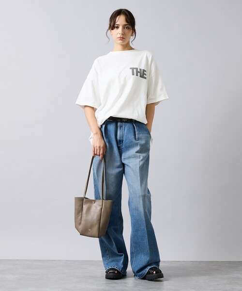 REMI RELIEF（レミレリーフ）の「【REMI RELIEF / レミ レリーフ】  HARD SP加工 20/- 天竺 BIGサイズ Tシャツ（THE・バックプリント）RN30389154／ユニセックス（Tシャツ/カットソー・メンズ・スモークピンク/ベージュ/ブラック/オフホワイト・L/M/XL）」の16枚目の写真