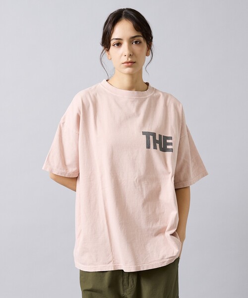 REMI RELIEF（レミレリーフ）の「【REMI RELIEF / レミ レリーフ】  HARD SP加工 20/- 天竺 BIGサイズ Tシャツ（THE・バックプリント）RN30389154／ユニセックス（Tシャツ/カットソー・メンズ・スモークピンク/ベージュ/ブラック/オフホワイト・L/M/XL）」の13枚目の写真
