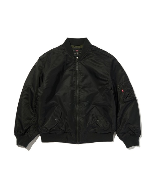 Levi's(リーバイス)の「Levi's/リーバイス MA-1 ボンバージャケット(MA-1・メンズ・ブラック・XL/L/M/S)」の2枚目の写真
