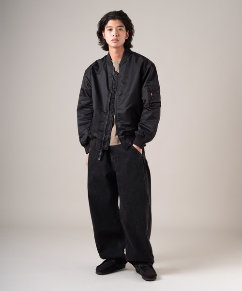 Levi's(リーバイス)の「Levi's/リーバイス MA-1 ボンバージャケット(MA-1・メンズ・ブラック・XL/L/M/S)」の13枚目の写真