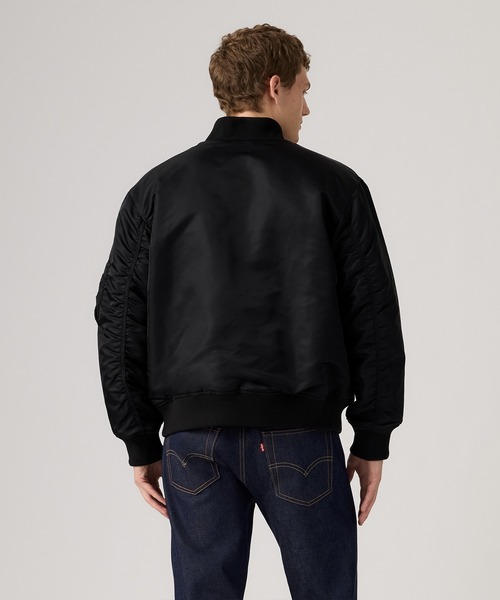 Levi's(リーバイス)の「Levi's/リーバイス MA-1 ボンバージャケット(MA-1・メンズ・ブラック・XL/L/M/S)」の10枚目の写真