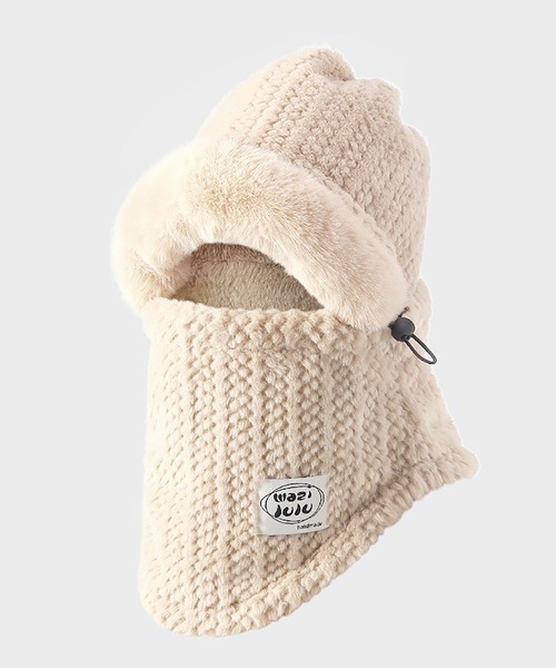 セール】防寒温かボア バラクラバ/帽子（ニットキャップ/ビーニー