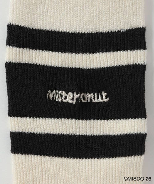 LEPSIM（レプシィム）の「【Mister Donut】ラインソックス　627329（ソックス/靴下・レディース・ブラック/ネイビー/ブラウン・ONE SIZE）」の8枚目の写真