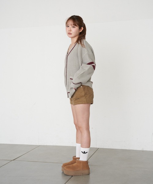 RAY CASSIN（レイカズン）の「レタードカーディガン（カーディガン/ボレロ・レディース・グレー系その他2/ネイビー/アイボリー・FREE）」の14枚目の写真