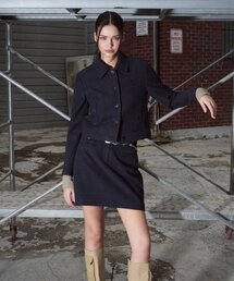 Collar Classic Jacket, Navy