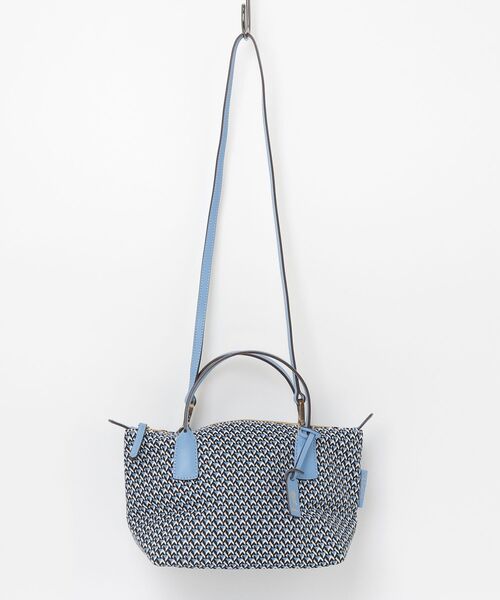 Roberta Pieri(ロベルタピエリ)の「ROBERTA PIERI (ロベルタ ピエリ)TATAMI ORGINAL ND(トートバッグ・レディース・ブルー/ライム・F)」の1枚目の写真