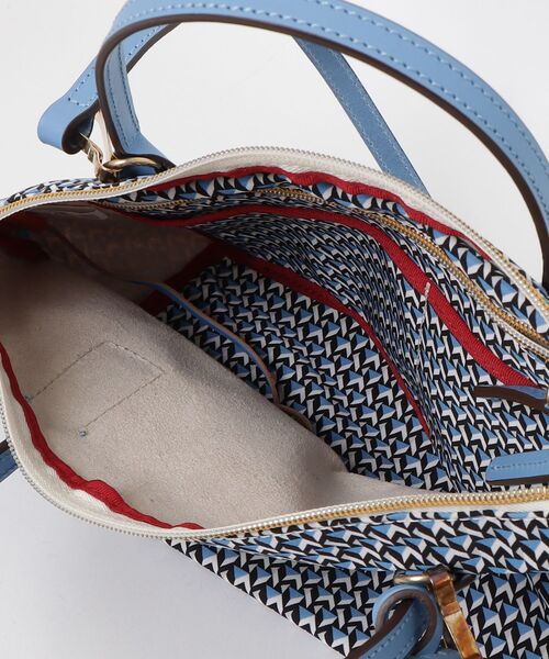 Roberta Pieri(ロベルタピエリ)の「ROBERTA PIERI (ロベルタ ピエリ)TATAMI ORGINAL ND(トートバッグ・レディース・ブルー/ライム・F)」の5枚目の写真