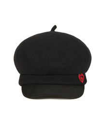 CNVS（ベティ ブープ）の「ベティブープ ハート ニュースボーイ ベレー帽_ブラック（ハンチング/ベレー帽）」