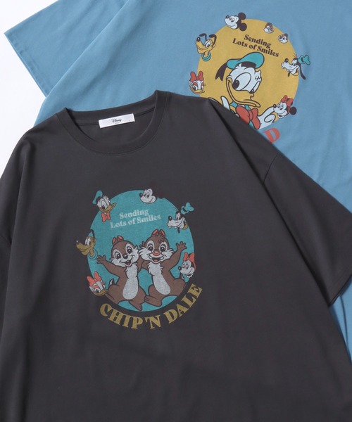 2026SS Disney/ディズニー ミッキー/ミニー/チップ＆デール/ドナルド
