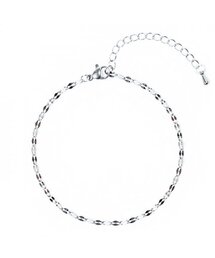 JBANS CLASSIC（ジェイバンスクラシック）の「フラットラウンドサージカルスチールチェーンブレスレット (C2001-AC623_SV)（アンクレット）」