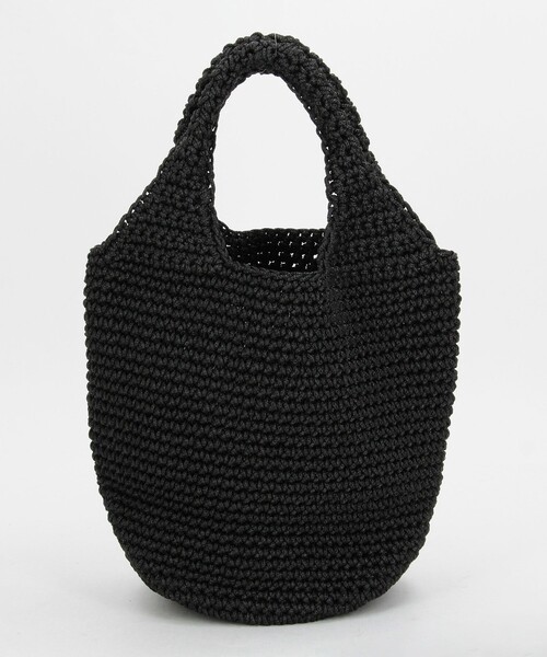 NOLLEY’S（ノーリーズ）の「ビジューリボンコード編みトートバッグ（トートバッグ・レディース・ブラック/ライトグレー・FREE）」の13枚目の写真