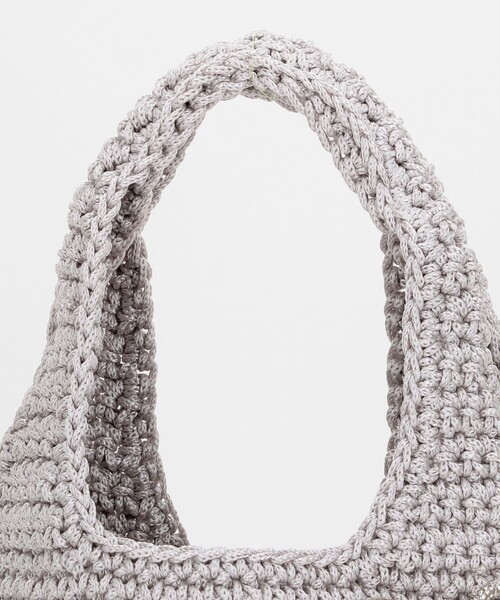 NOLLEY’S（ノーリーズ）の「ビジューリボンコード編みトートバッグ（トートバッグ・レディース・ブラック/ライトグレー・FREE）」の19枚目の写真