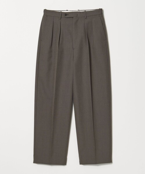 Steven Alan ウール オックスフォード イン ツープリーツ トラウザー Steven Alan ウール オックスフォード イン ツープリーツ トラウザー