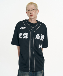 EASY NO EASY（イージーノーイージー）の「チカノベースボールジャージ - ブラック（Tシャツ/カットソー）」
