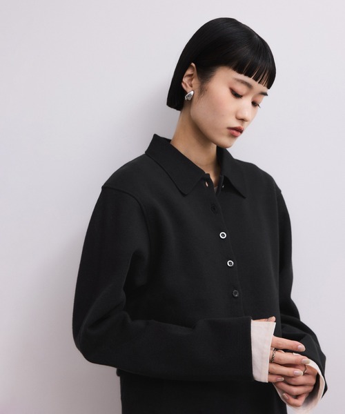 ADAM ET ROPE'(アダムエロペ)の「【WEB限定】カーディガンセットワンピース(ワンピース・レディース・ブラック/ブラウン系その他/ネイビー・FREE)」の15枚目の写真