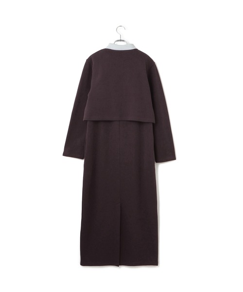 ADAM ET ROPE'(アダムエロペ)の「【WEB限定】カーディガンセットワンピース(ワンピース・レディース・ブラック/ブラウン系その他/ネイビー・FREE)」の18枚目の写真