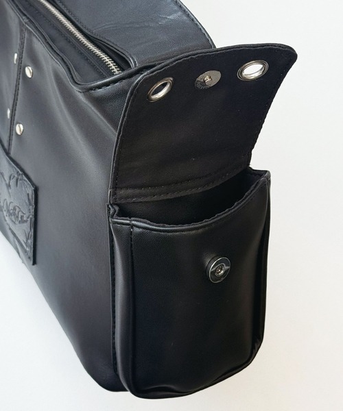 Heart Tattoo（ハートタトゥー）の「スタッズリボンバッグ / Studded Ribbon Bag（ショルダーバッグ・レディース・ブラック・FREE）」の20枚目の写真