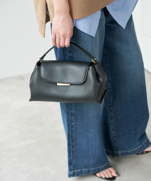 Spick & Span(スピックアンドスパン)の「TOV/トーヴ SOUFFLE S(ハンドバッグ・レディース・ブラック・FREE)」の2枚目の写真