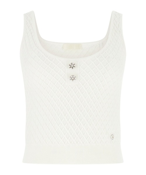 Guess（ゲス）の「SL Lylah Tank Top Sweater タンクトップ  （タンクトップ・レディース・クリーム/グレー・SMALL/MEDIUM/X-SMALL）」の10枚目の写真