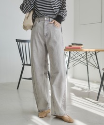 ANGIE（アンジー）の「【セットアップ対応】バレルレッグデニムパンツ（デニムパンツ）」