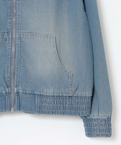 Honeys（ハニーズ）の「デニムフードブルゾン（ブルゾン・レディース・ブルー系その他/グレー・S/M/LL/L）」の15枚目の写真