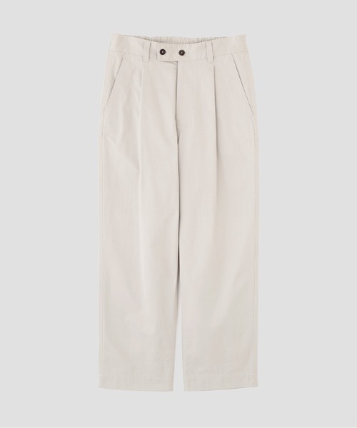 MHL.(エムエイチエル)の「WASHED CHINO COTTON(その他パンツ・メンズ・チャコール/オフホワイト・LARGE/MEDIUM/SMALL)」の8枚目の写真