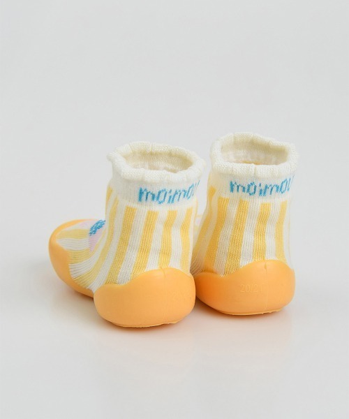 moimoln(モイモルン)の「ラビットファーストソックスシューズ・靴(ベビーシューズ/ベビーソックス・キッズ・イエロー・12.5cm/11.5cm)」の3枚目の写真