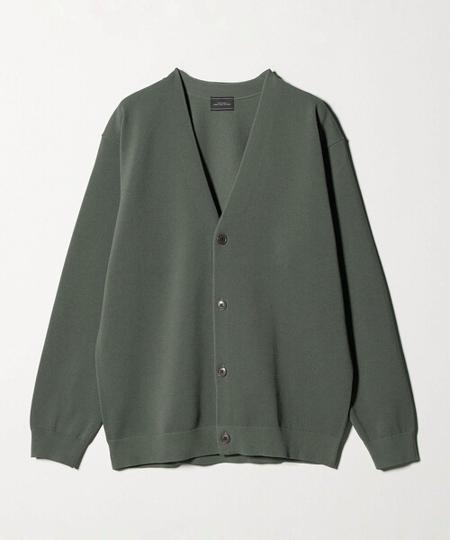 green label relaxing(グリーンレーベルリラクシング)の「ポリエステル リンクス Vネック カーディガン(カーディガン/ボレロ・メンズ・グレー系/ブラック/オリーブ・S/L/XL/M)」の19枚目の写真