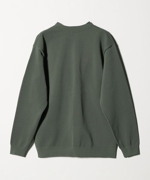 green label relaxing(グリーンレーベルリラクシング)の「ポリエステル リンクス Vネック カーディガン(カーディガン/ボレロ・メンズ・グレー系/ブラック/オリーブ・S/L/XL/M)」の18枚目の写真